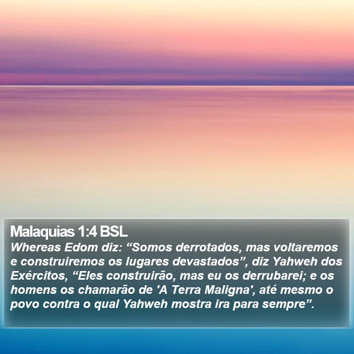 Malaquias 1:4 BSL Bible Study