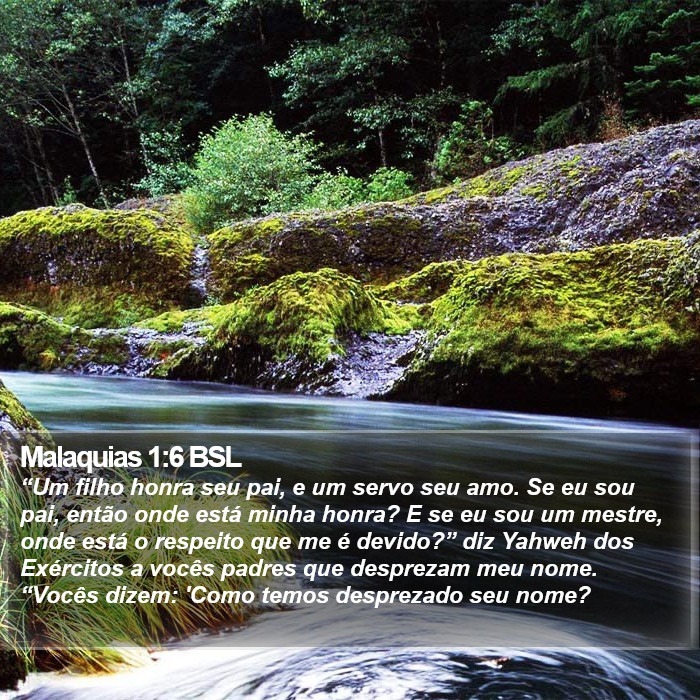 Malaquias 1:6 BSL Bible Study