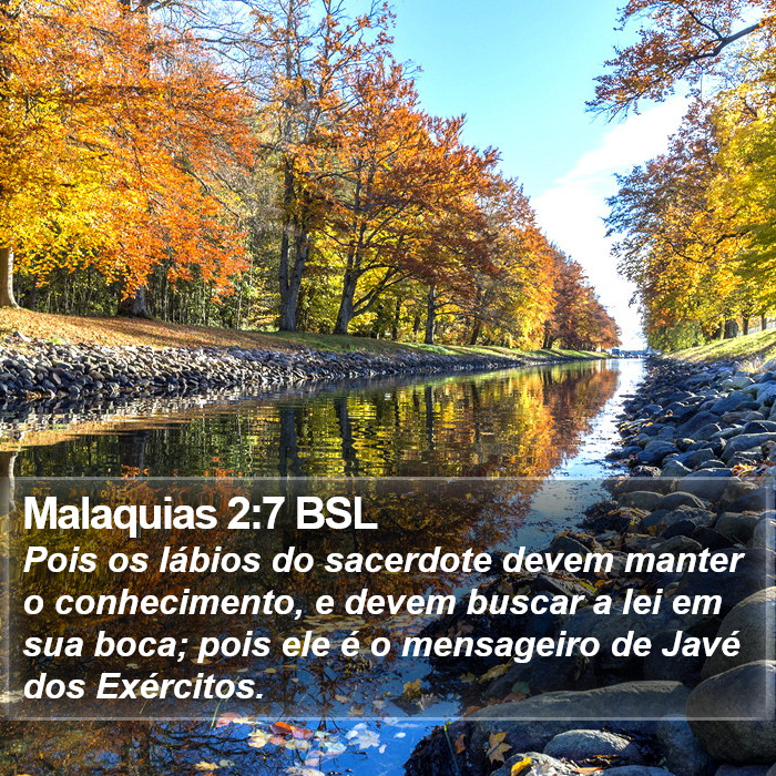 Malaquias 2:7 BSL Bible Study