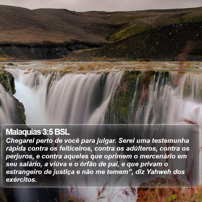 Malaquias 3:5 BSL Bible Study