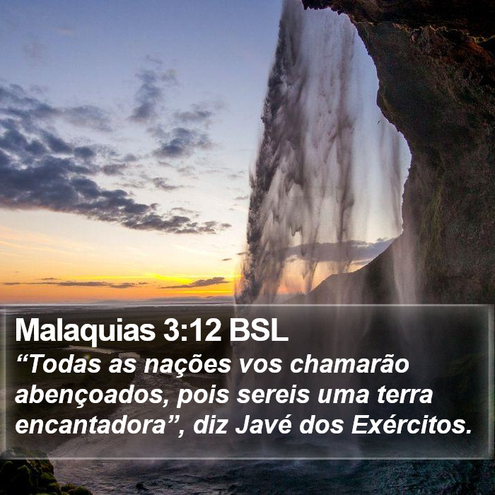 Malaquias 3:12 BSL Bible Study