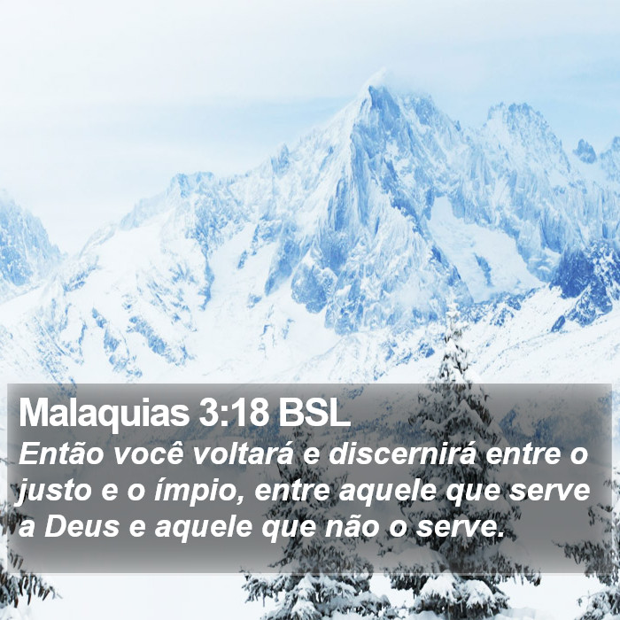 Malaquias 3:18 BSL Bible Study