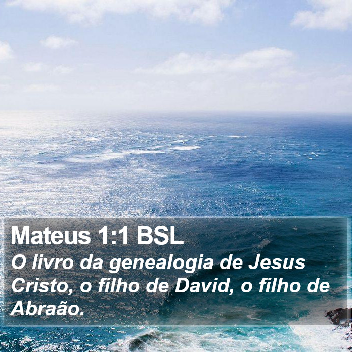 Mateus 1:1 BSL Bible Study