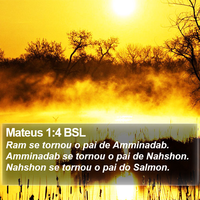 Mateus 1:4 BSL Bible Study