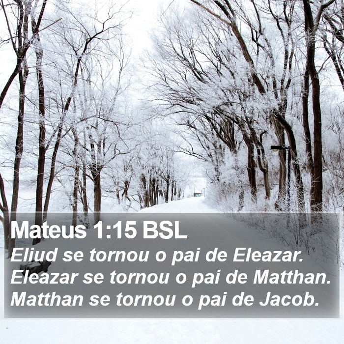 Mateus 1:15 BSL Bible Study