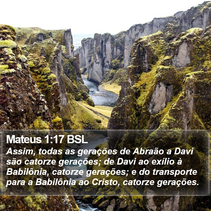 Mateus 1:17 BSL Bible Study