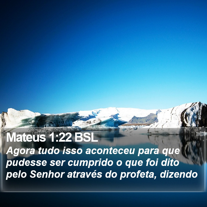 Mateus 1:22 BSL Bible Study