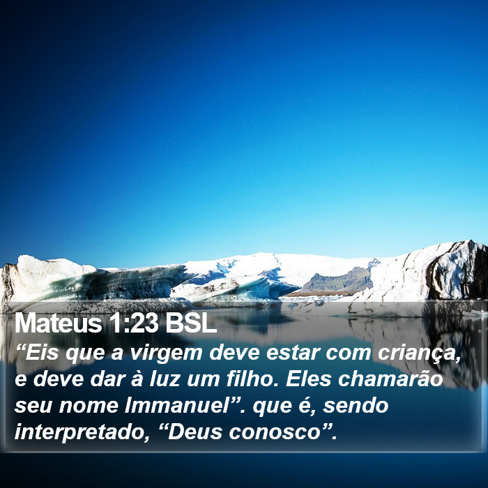 Mateus 1:23 BSL Bible Study