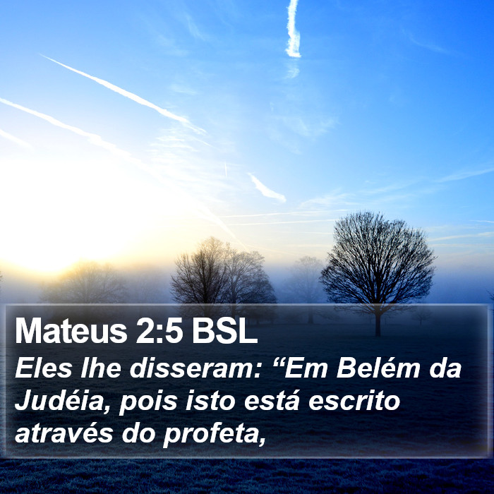 Mateus 2:5 BSL Bible Study