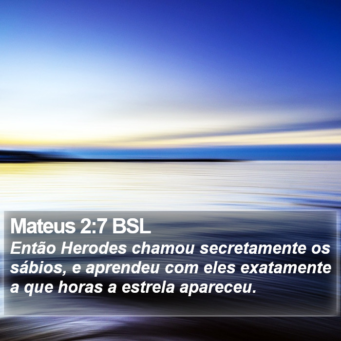 Mateus 2:7 BSL Bible Study