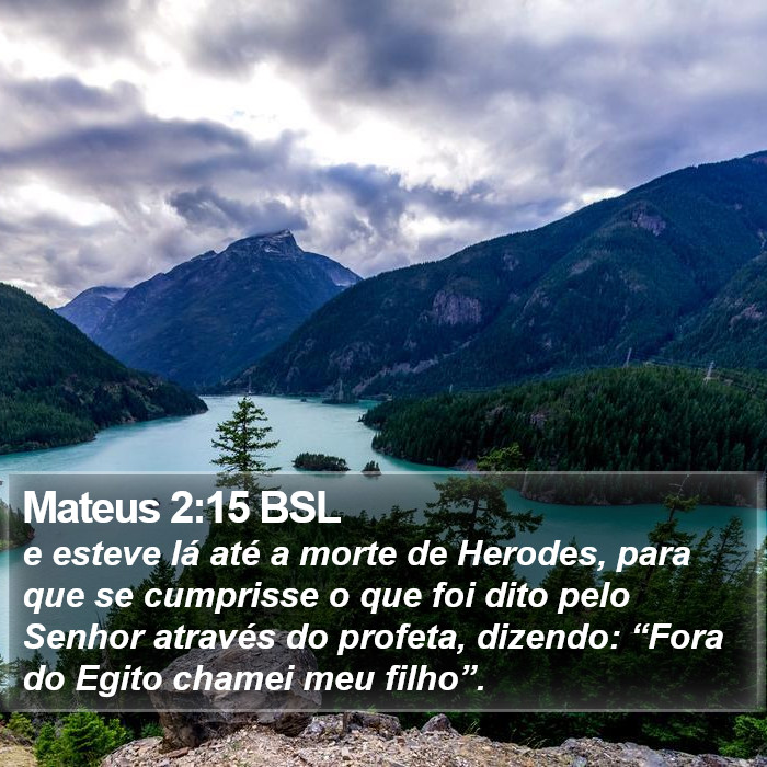 Mateus 2:15 BSL Bible Study