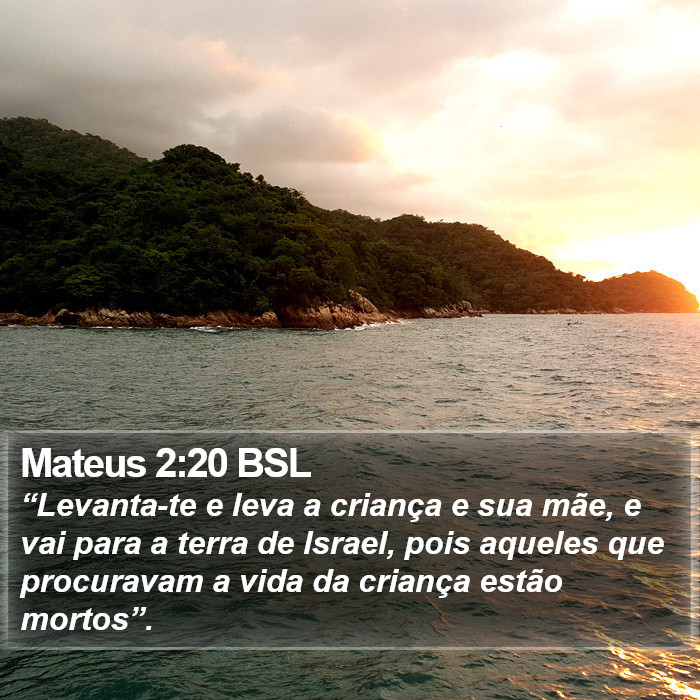 Mateus 2:20 BSL Bible Study