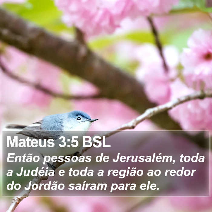 Mateus 3:5 BSL Bible Study