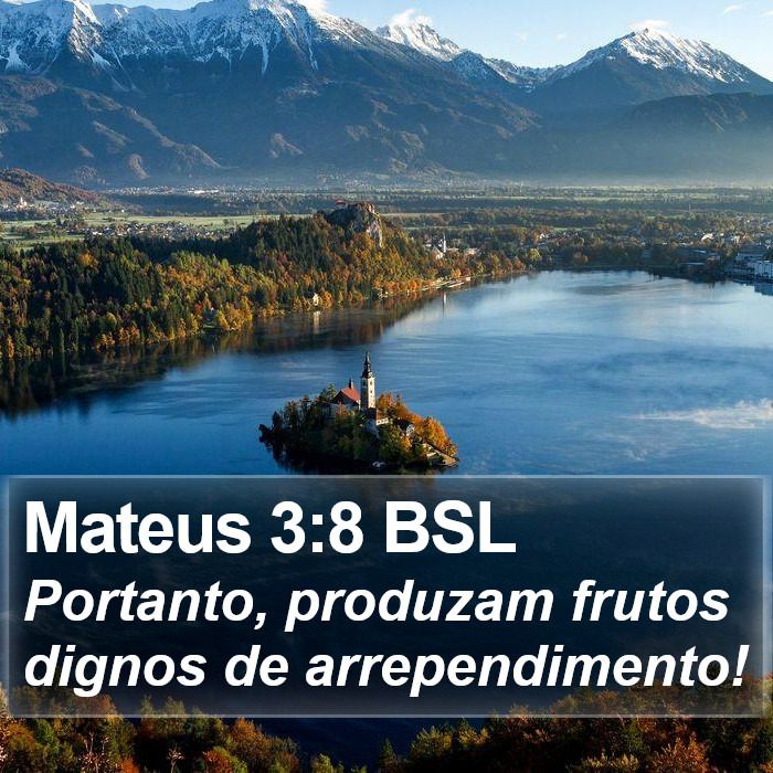 Mateus 3:8 BSL Bible Study