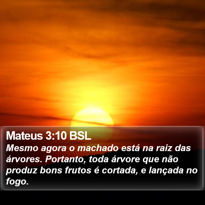 Mateus 3:10 BSL Bible Study