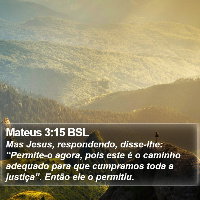 Mateus 3:15 BSL Bible Study