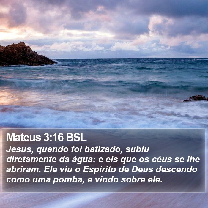 Mateus 3:16 BSL Bible Study