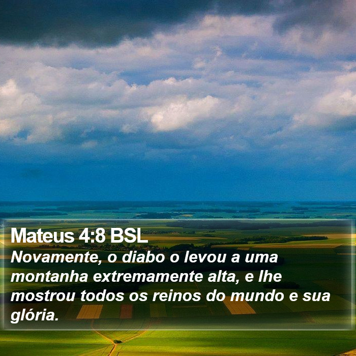 Mateus 4:8 BSL Bible Study