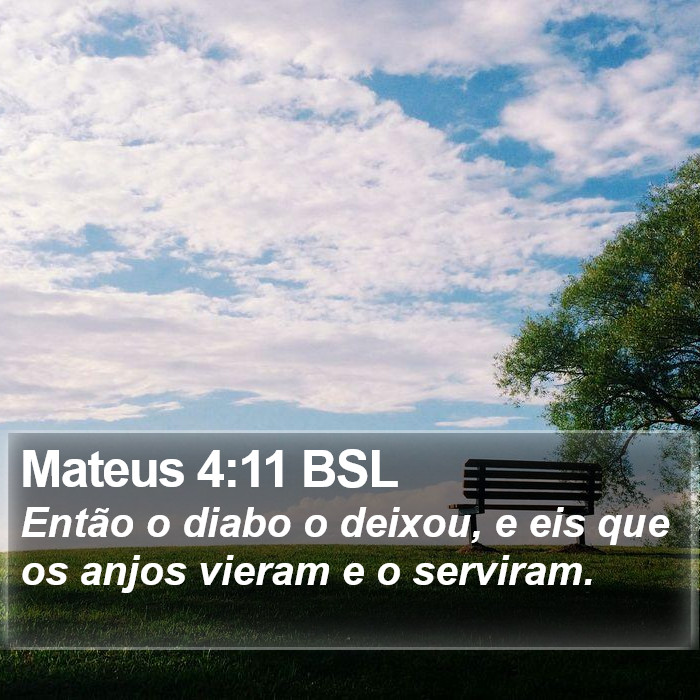 Mateus 4:11 BSL Bible Study