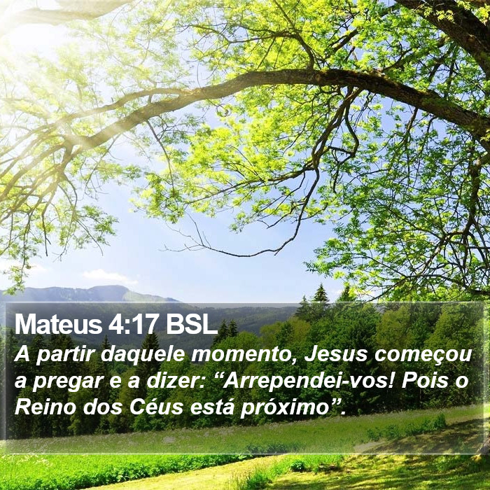 Mateus 4:17 BSL Bible Study