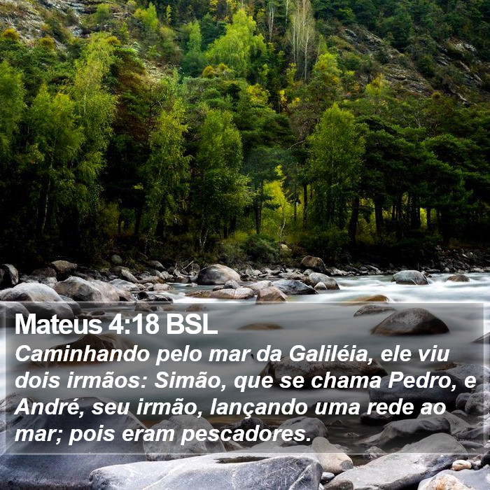 Mateus 4:18 BSL Bible Study