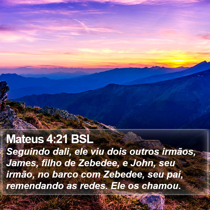 Mateus 4:21 BSL Bible Study