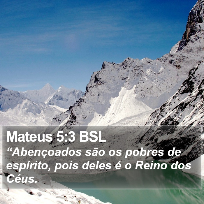 Mateus 5:3 BSL Bible Study