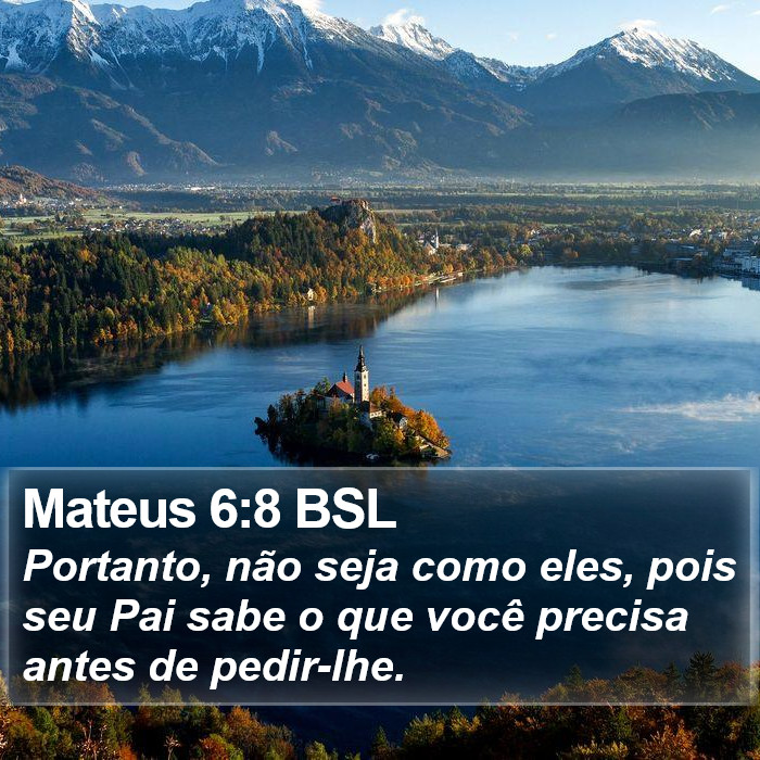 Mateus 6:8 BSL Bible Study