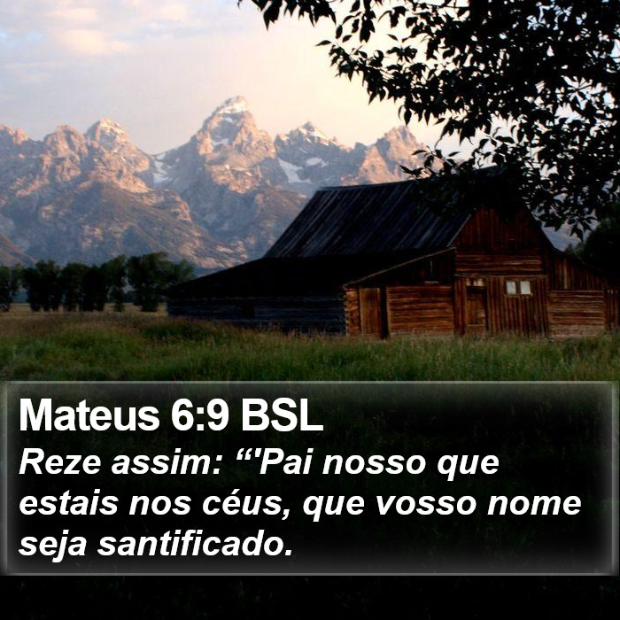 Mateus 6:9 BSL Bible Study