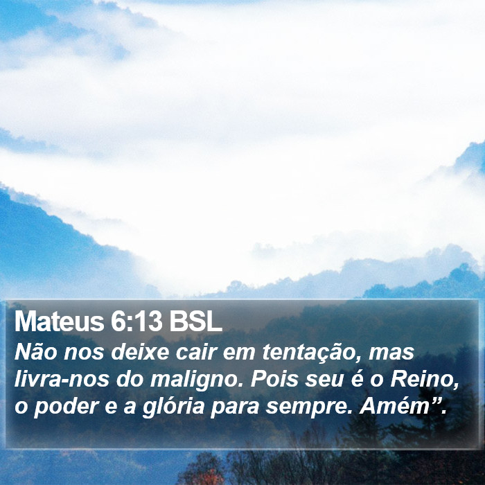 Mateus 6:13 BSL Bible Study