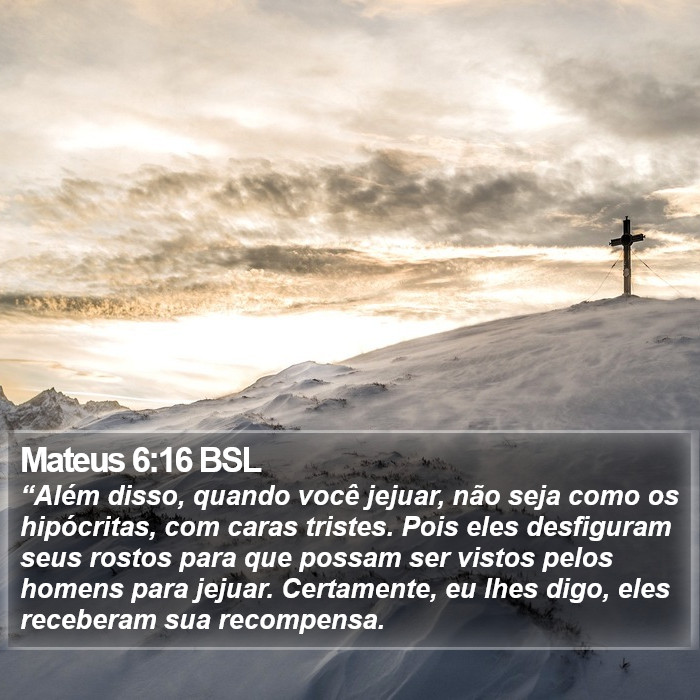 Mateus 6:16 BSL Bible Study