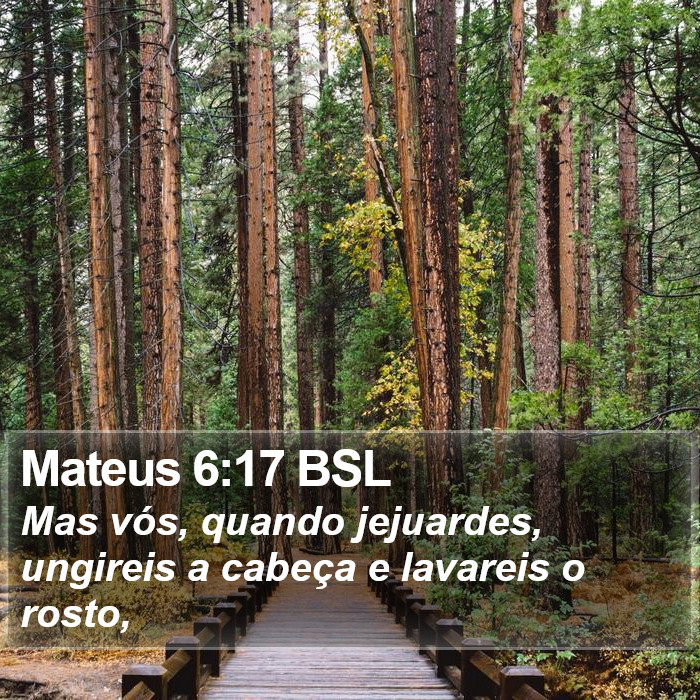 Mateus 6:17 BSL Bible Study