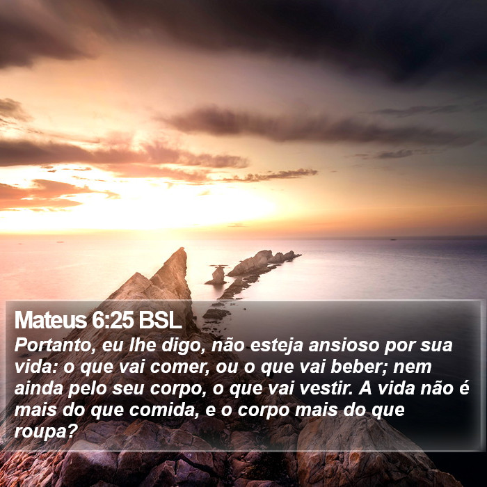 Mateus 6:25 BSL Bible Study