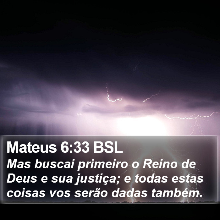 Mateus 6:33 BSL Bible Study