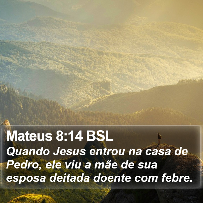 Mateus 8:14 BSL Bible Study