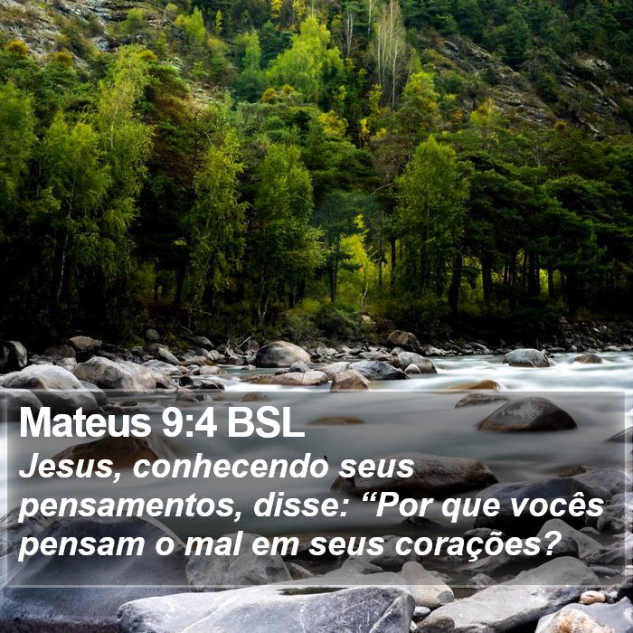 Mateus 9:4 BSL Bible Study