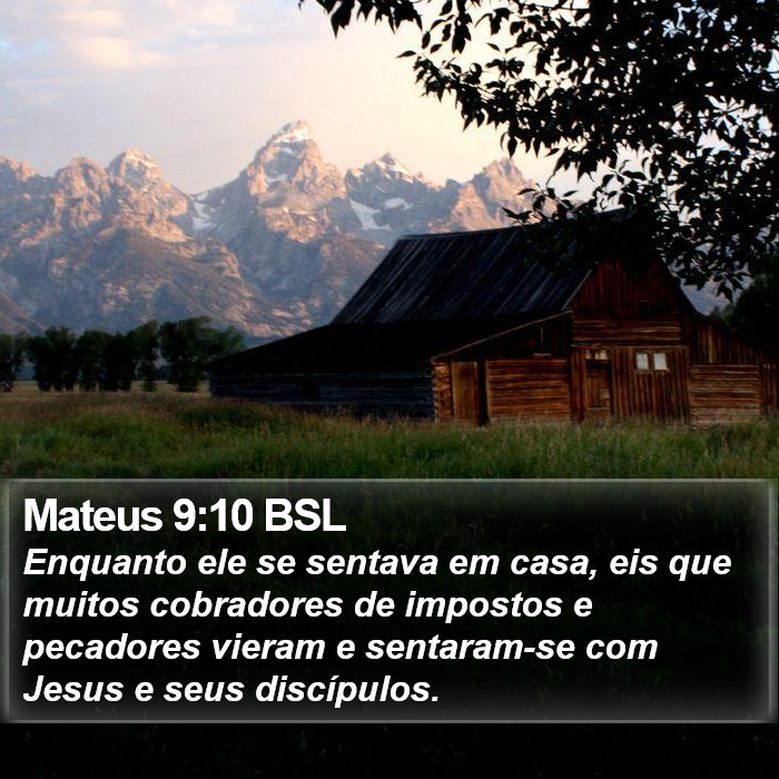 Mateus 9:10 BSL Bible Study