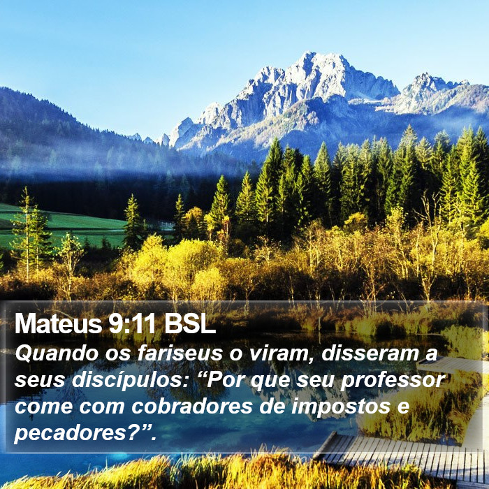 Mateus 9:11 BSL Bible Study