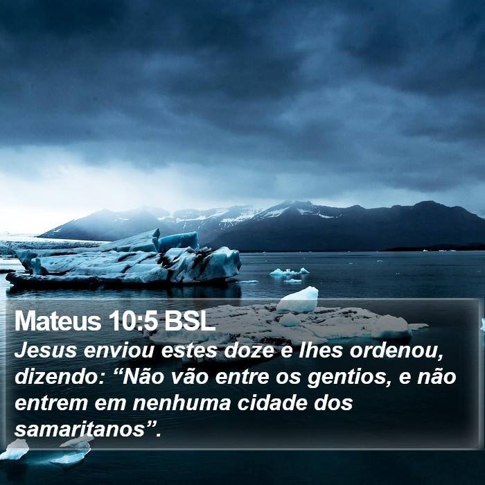Mateus 10:5 BSL Bible Study