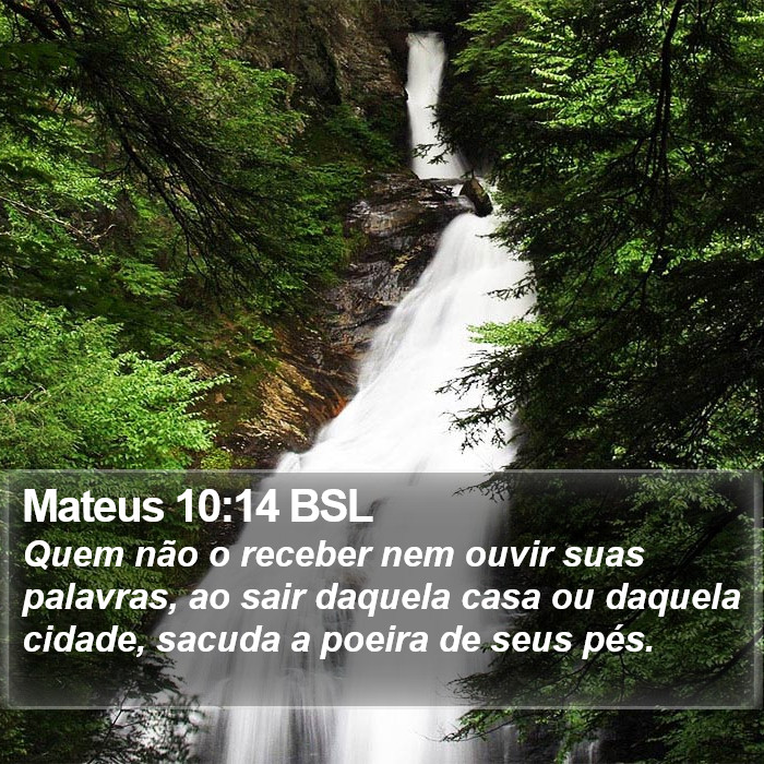 Mateus 10:14 BSL Bible Study