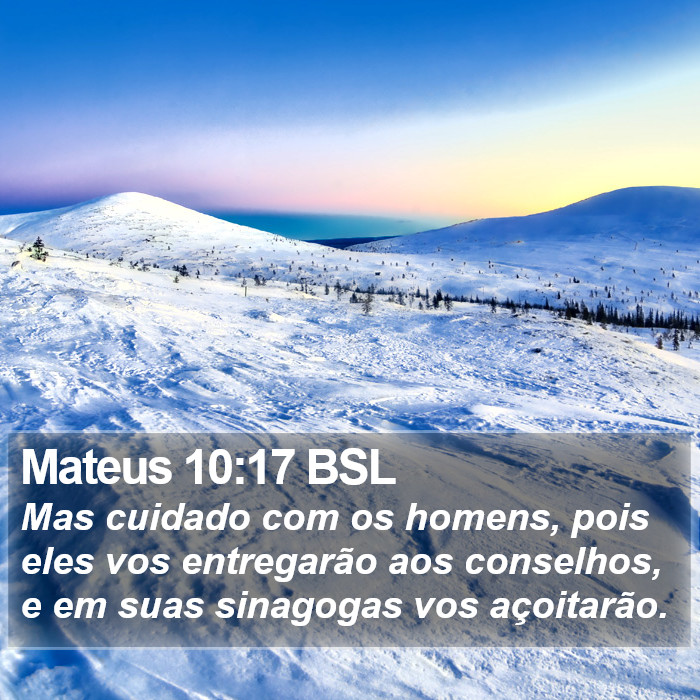 Mateus 10:17 BSL Bible Study