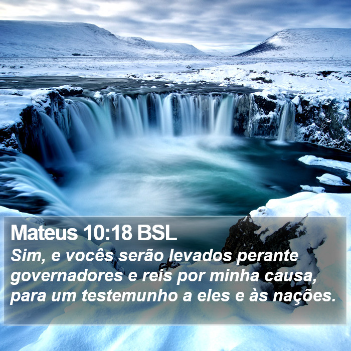 Mateus 10:18 BSL Bible Study