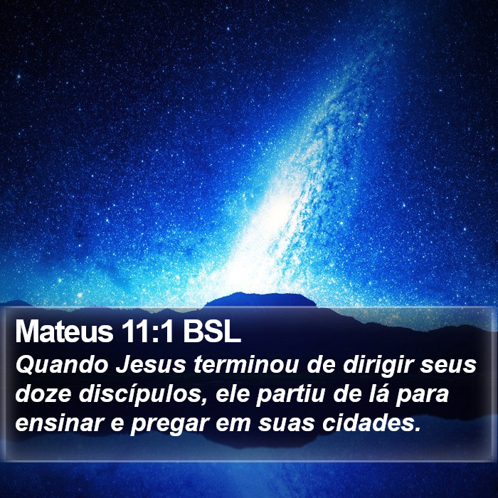 Mateus 11:1 BSL Bible Study