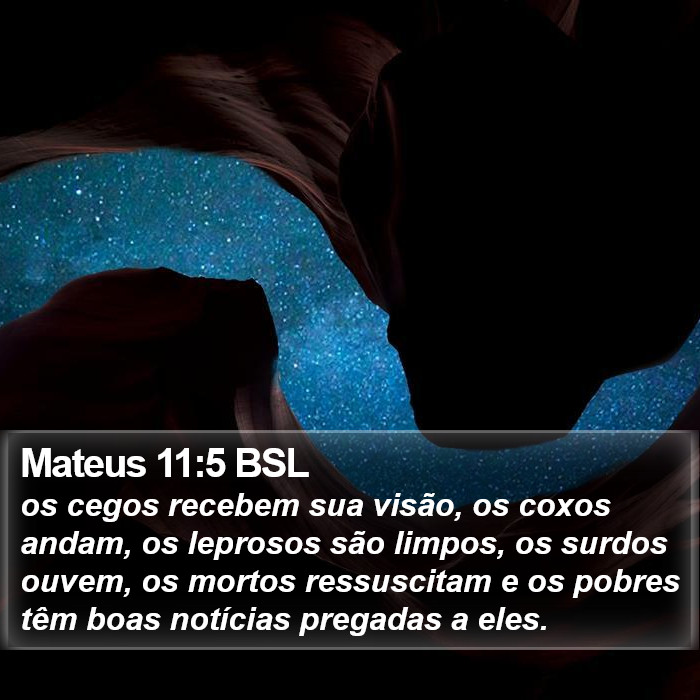 Mateus 11:5 BSL Bible Study