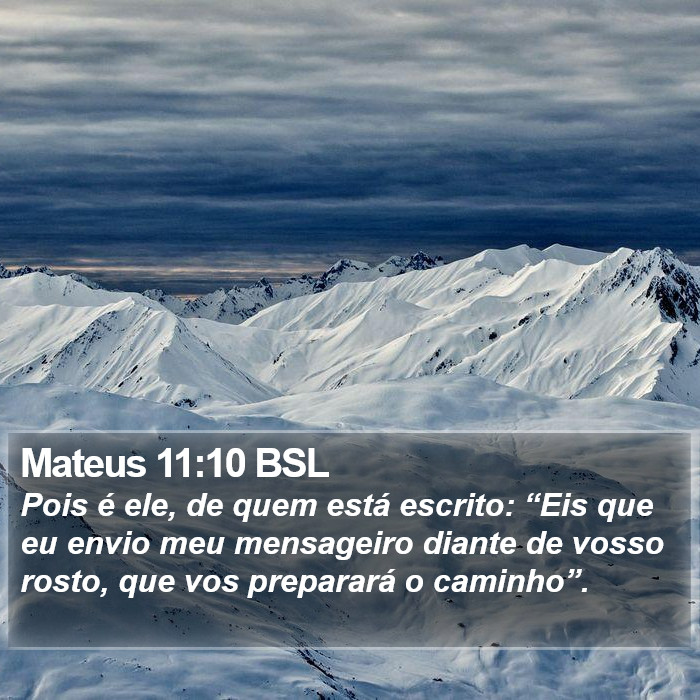 Mateus 11:10 BSL Bible Study