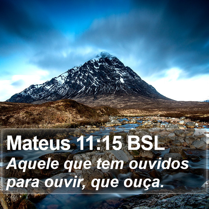 Mateus 11:15 BSL Bible Study