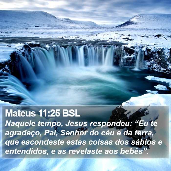 Mateus 11:25 BSL Bible Study