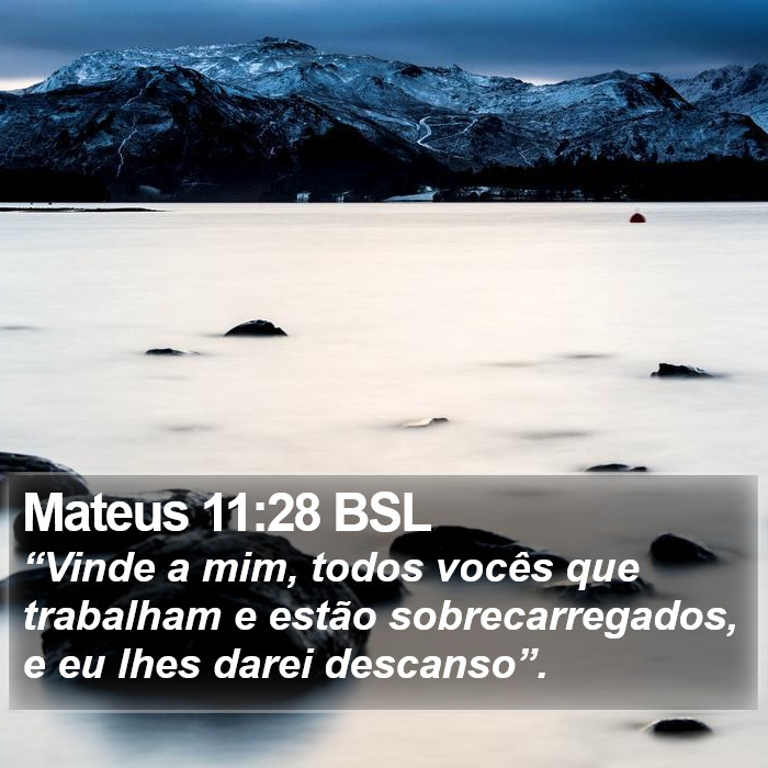 Mateus 11:28 BSL Bible Study