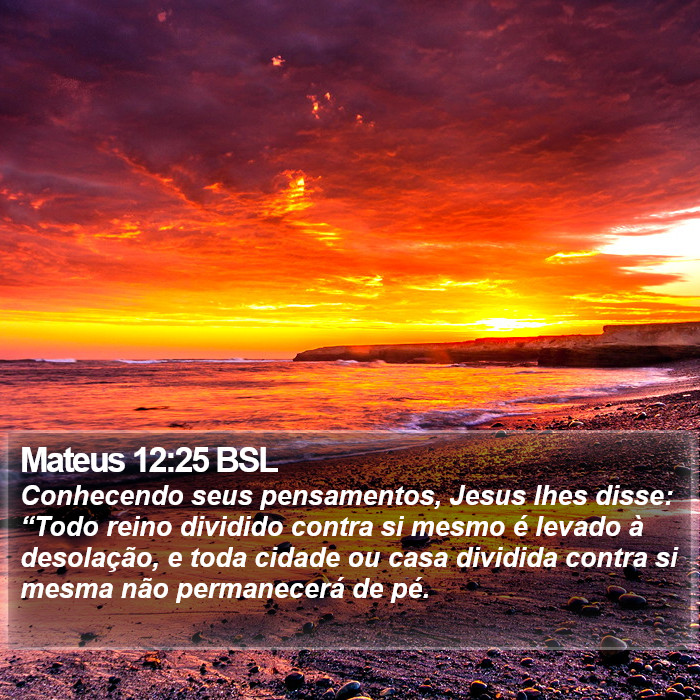 Mateus 12:25 BSL Bible Study