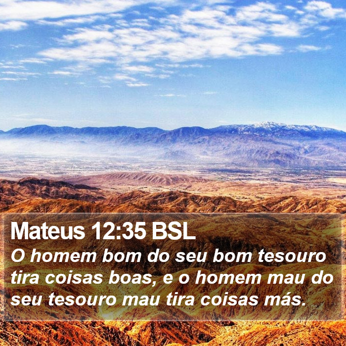 Mateus 12:35 BSL Bible Study